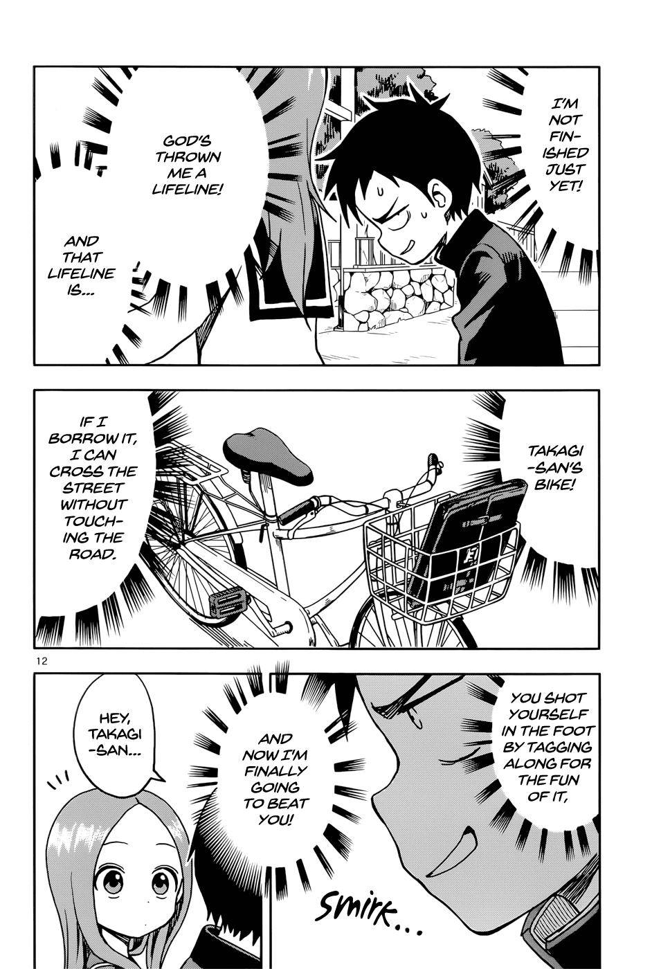 Karakai Jouzu no Takagi-san Chapter 100 page 12 - Chapter 100: Praying