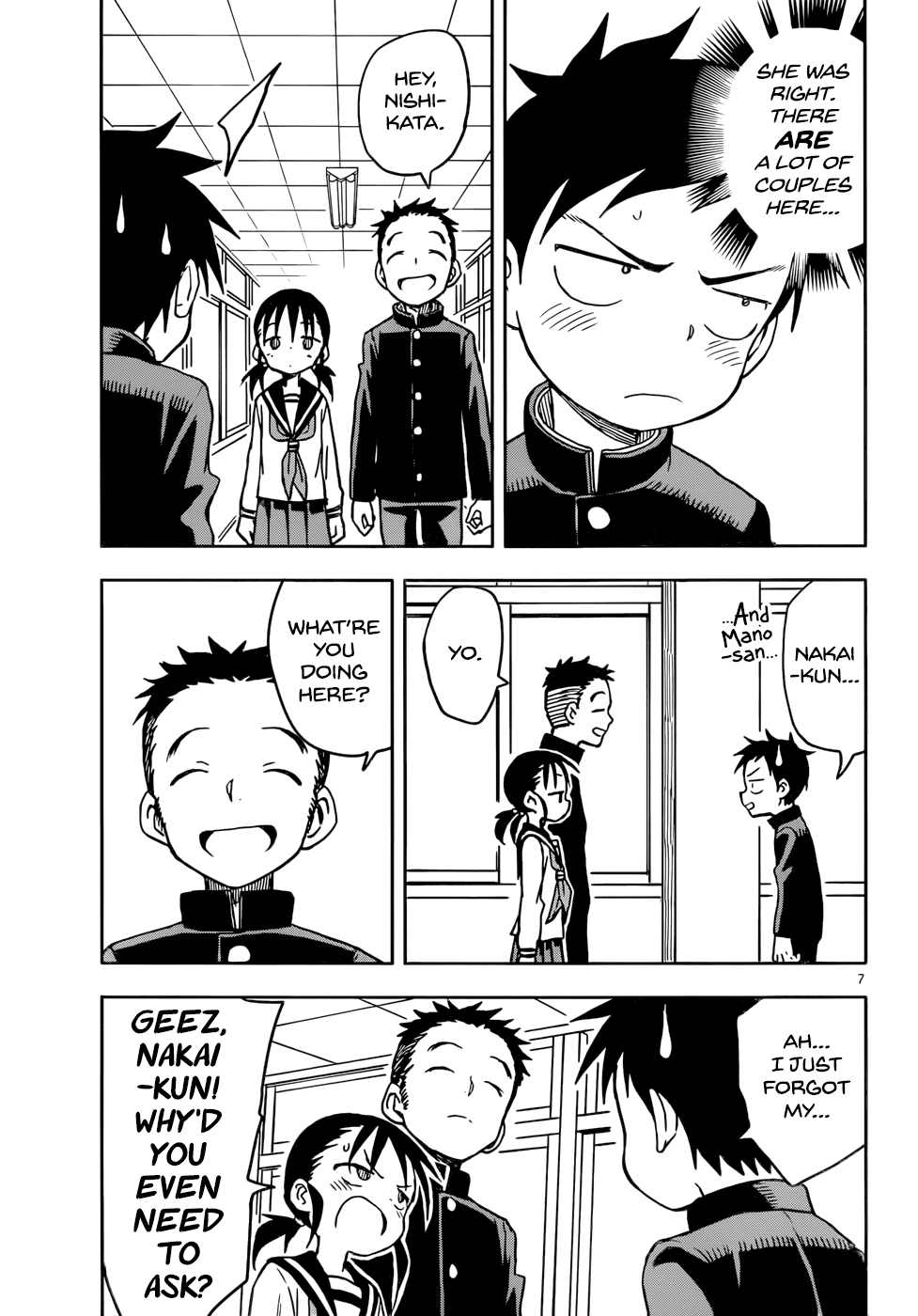 Karakai Jouzu no Takagi-san Chapter 101 page 7 - Chapter 101: Forgotten Homework