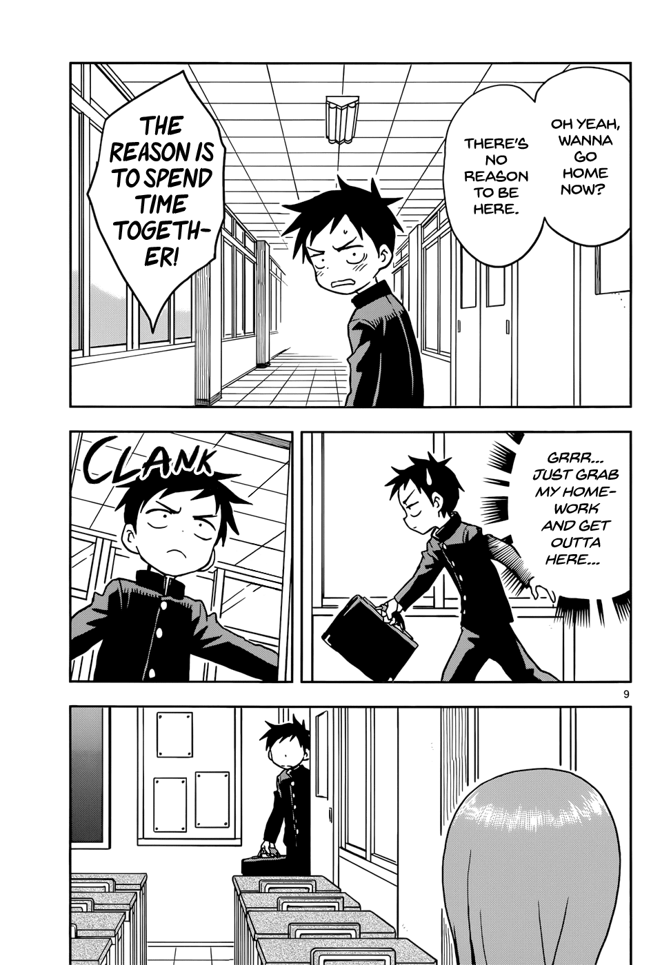 Karakai Jouzu no Takagi-san Chapter 101 page 9 - Chapter 101: Forgotten Homework