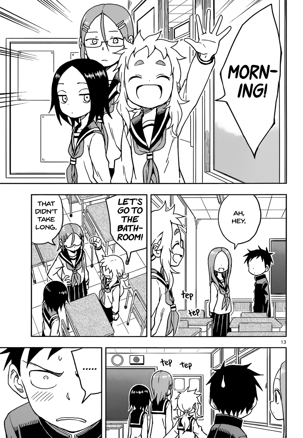Karakai Jouzu no Takagi-san Chapter 102 page 13 - Chapter 102: Fortune Slips