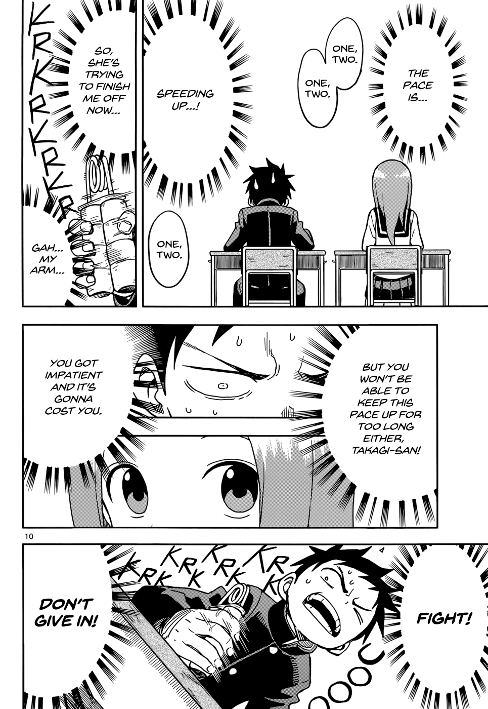 Karakai Jouzu no Takagi-san Chapter 103 page 10 - Chapter 103: That Grip Trainer Thing