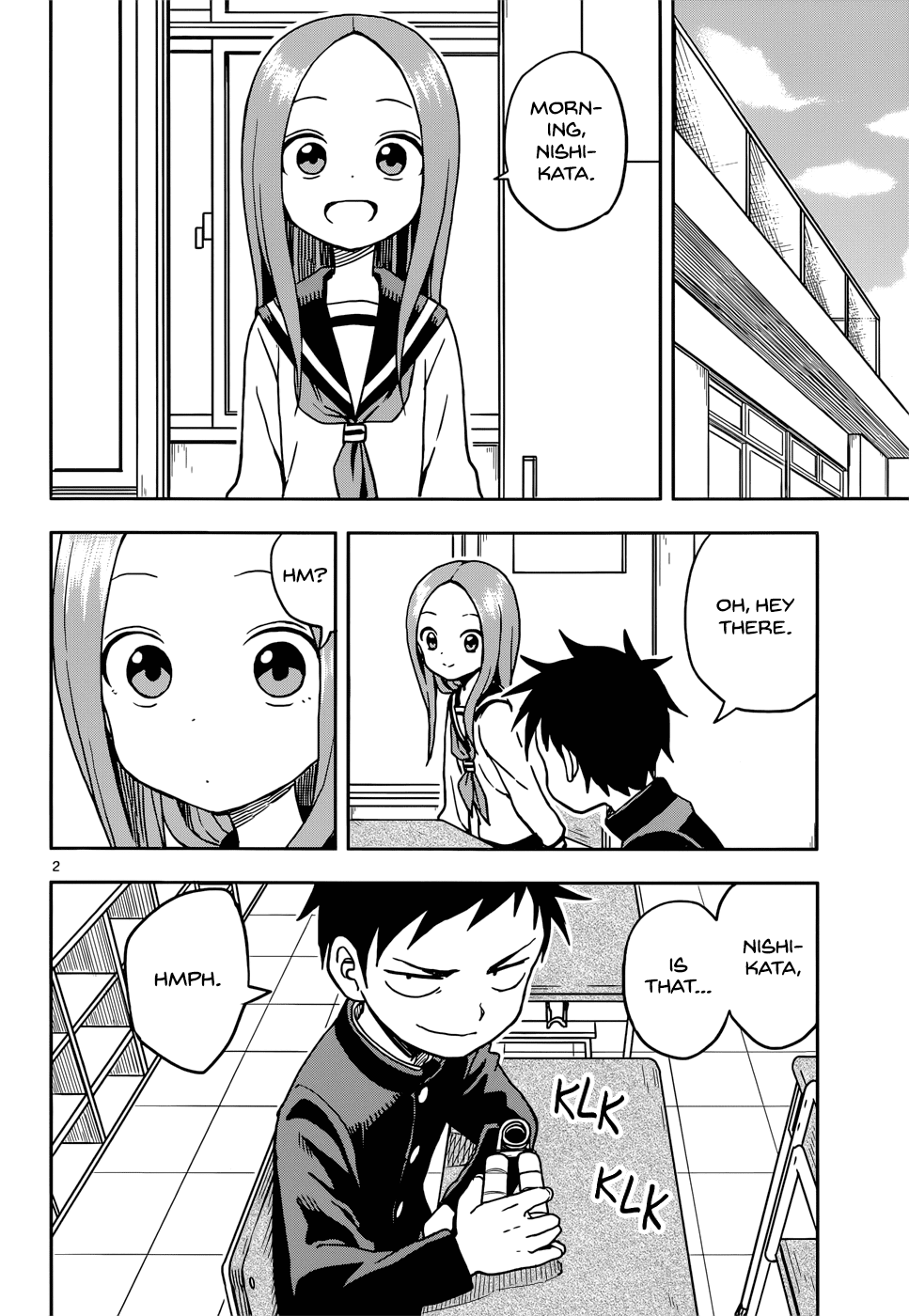 Karakai Jouzu no Takagi-san Chapter 103 page 2 - Chapter 103: That Grip Trainer Thing