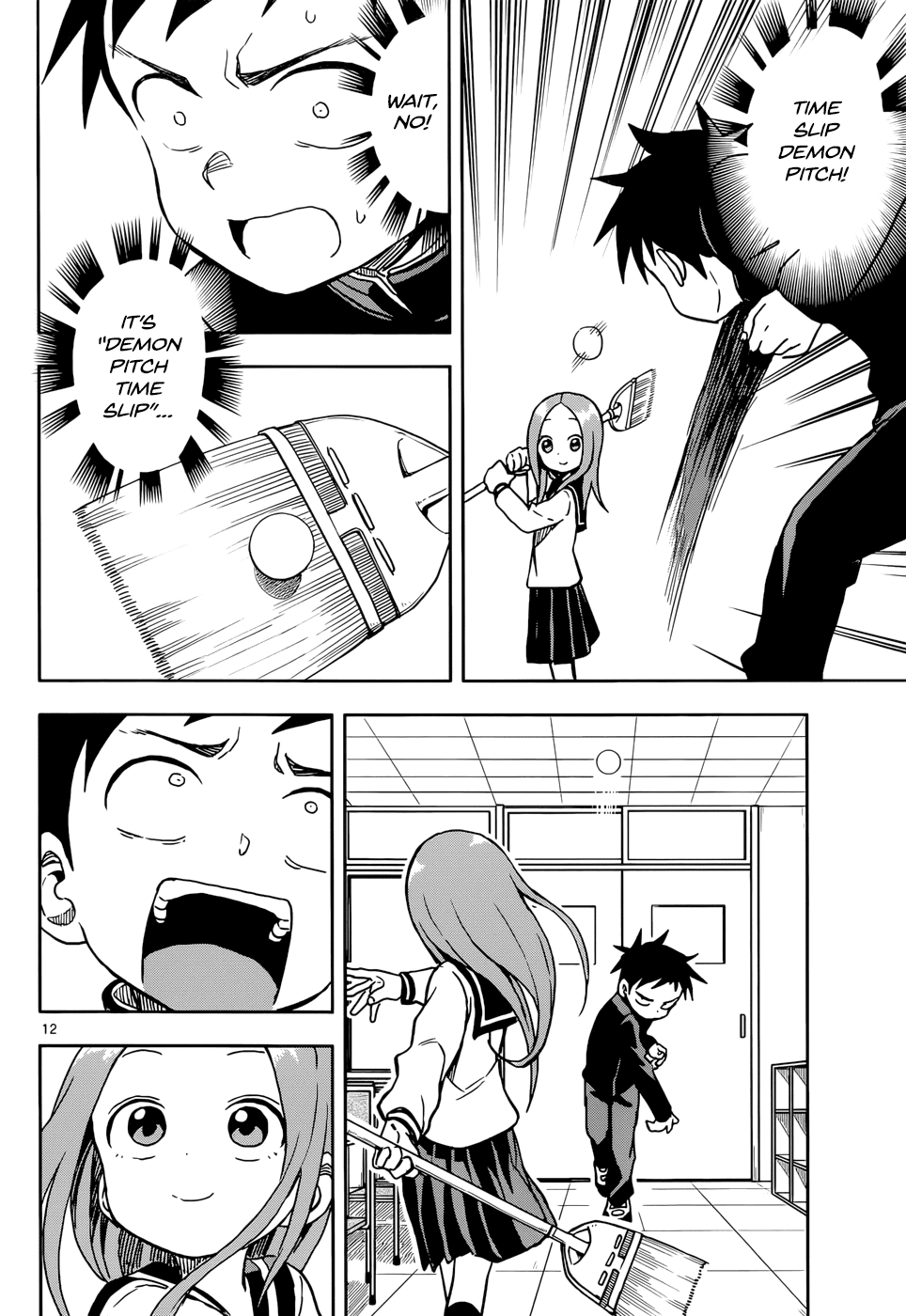 Karakai Jouzu no Takagi-san Chapter 104 page 12 - Chapter 104: Demon Pitch