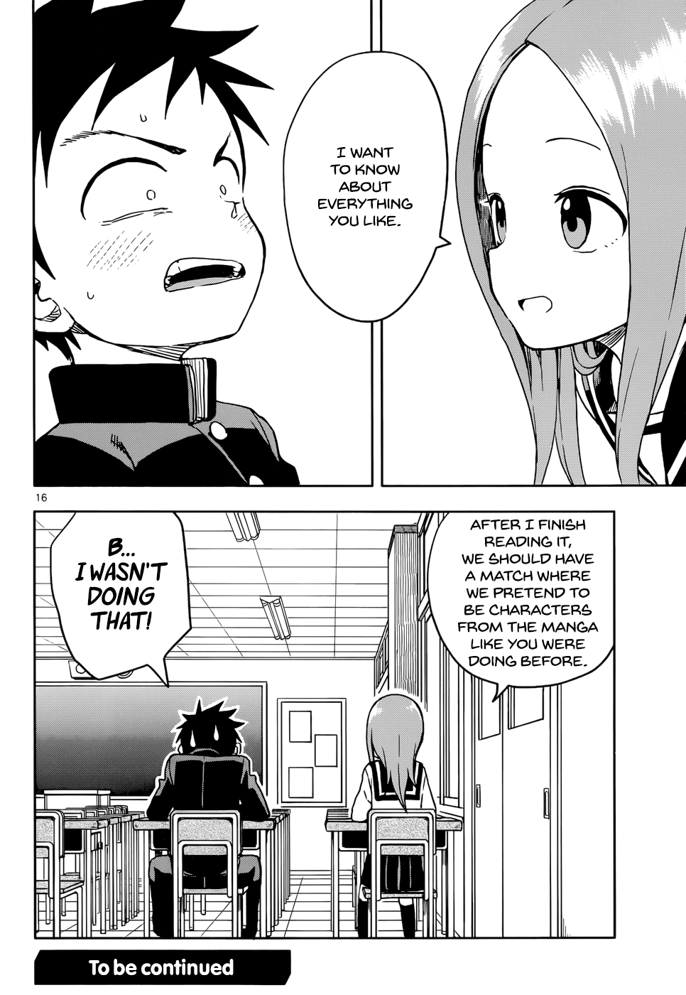 Karakai Jouzu no Takagi-san Chapter 104 page 16 - Chapter 104: Demon Pitch