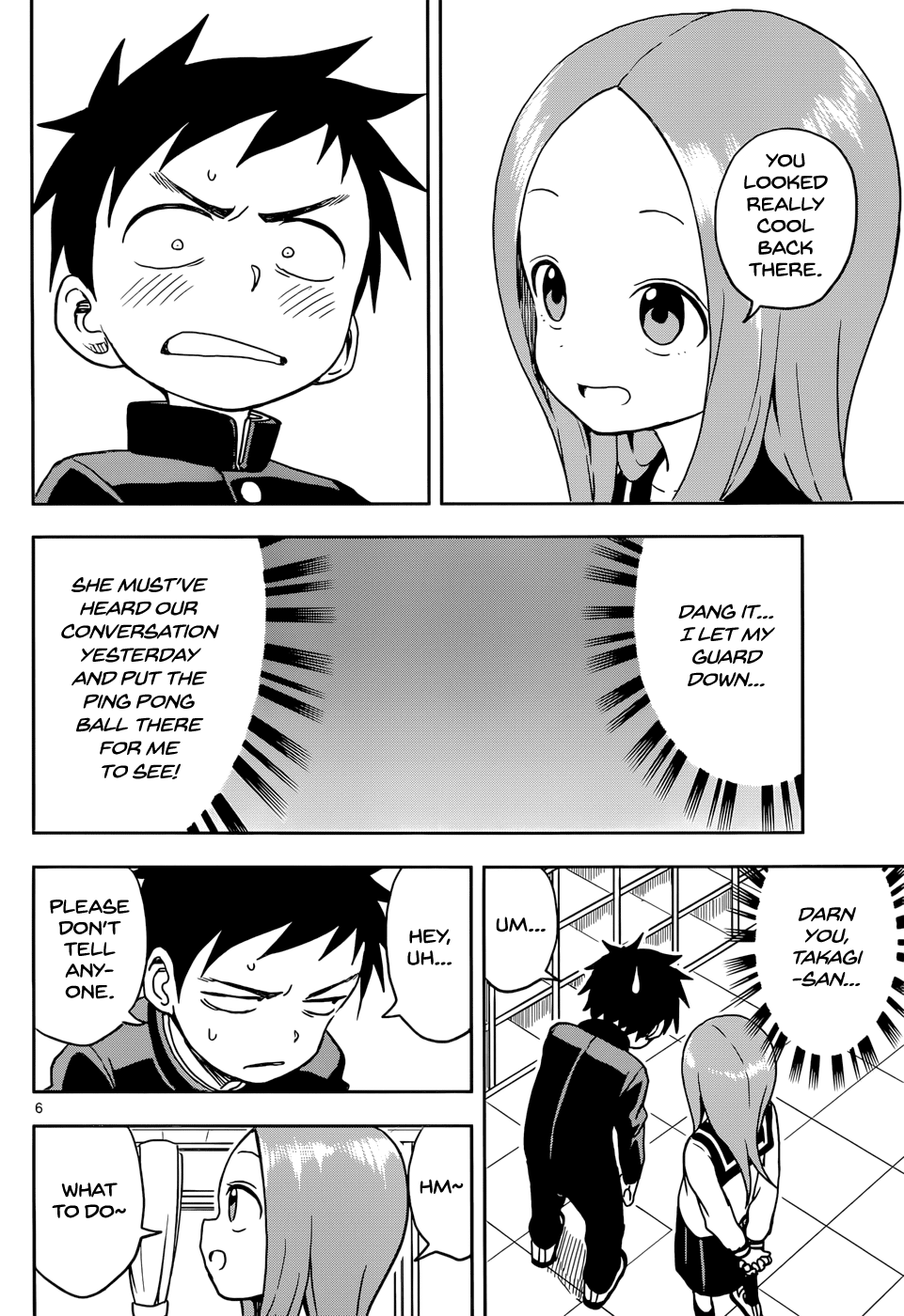 Karakai Jouzu no Takagi-san Chapter 104 page 6 - Chapter 104: Demon Pitch
