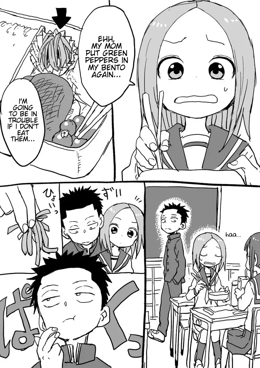 Karakai Jouzu no Takagi-san Chapter 106.5 page 1 - Chapter 106.5: Nishikata-chan