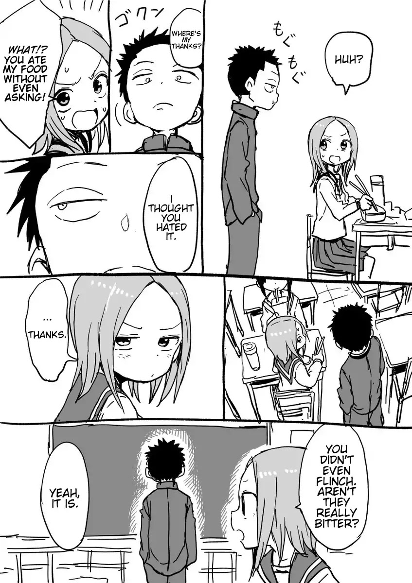 Karakai Jouzu no Takagi-san Chapter 106.5 page 2 - Chapter 106.5: Nishikata-chan