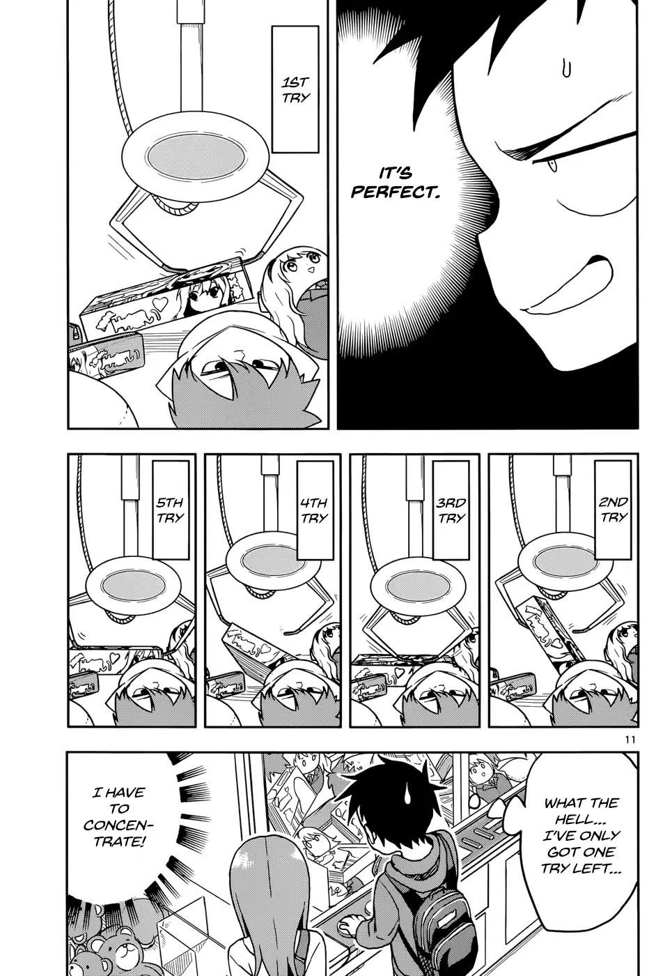 Karakai Jouzu no Takagi-san Chapter 106 page 11 - Chapter 106: Crane Games