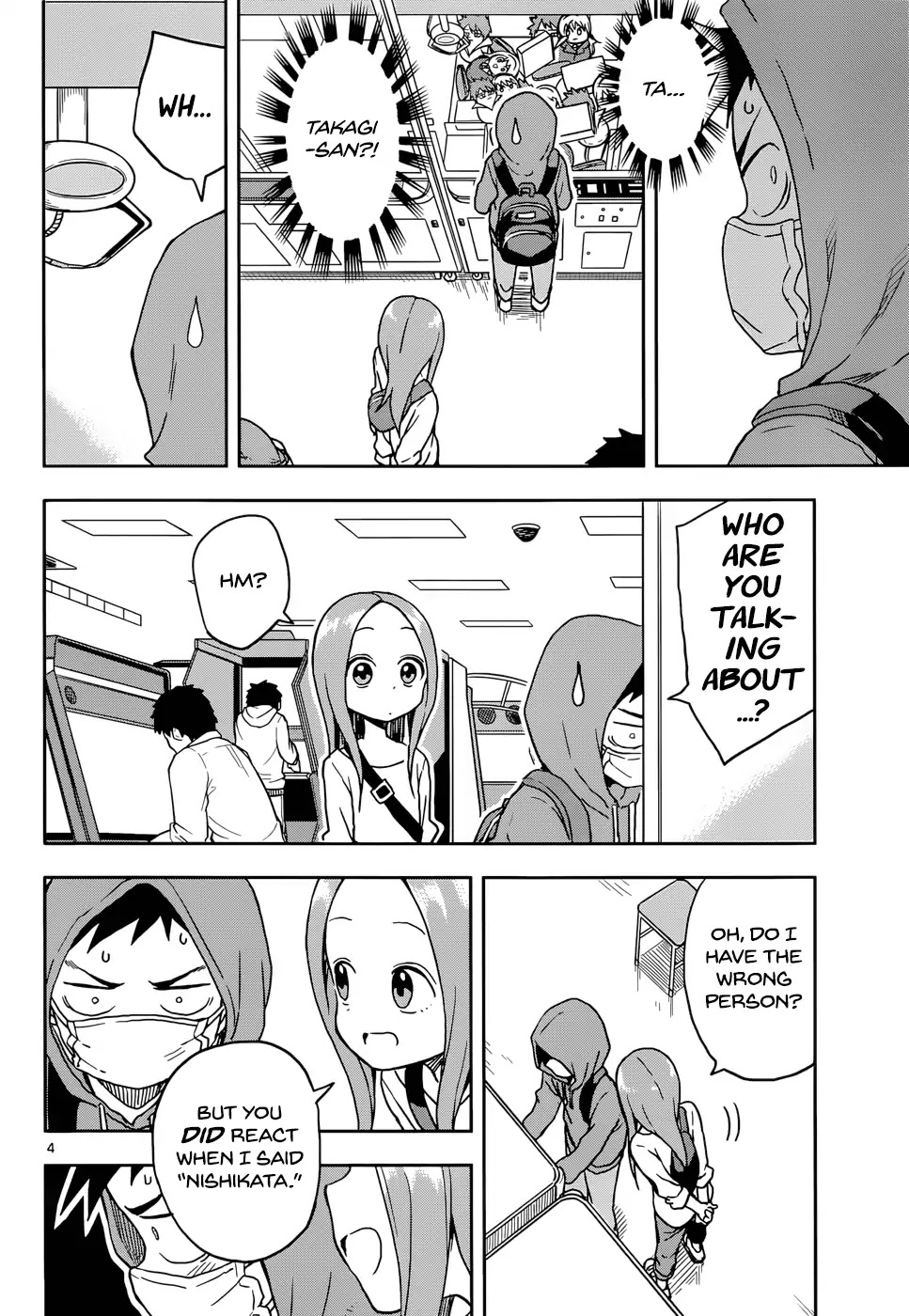Karakai Jouzu no Takagi-san Chapter 106 page 4 - Chapter 106: Crane Games
