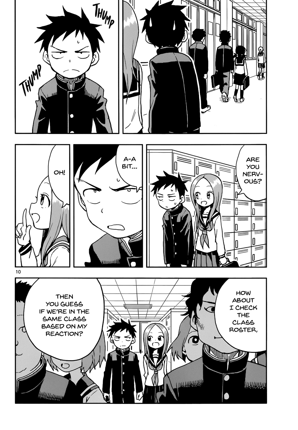 Karakai Jouzu no Takagi-san Chapter 107 page 10 - Chapter 107: Second Years