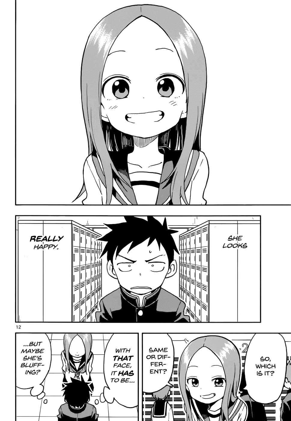 Karakai Jouzu no Takagi-san Chapter 107 page 12 - Chapter 107: Second Years