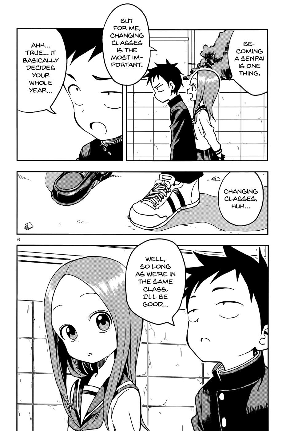 Karakai Jouzu no Takagi-san Chapter 107 page 6 - Chapter 107: Second Years