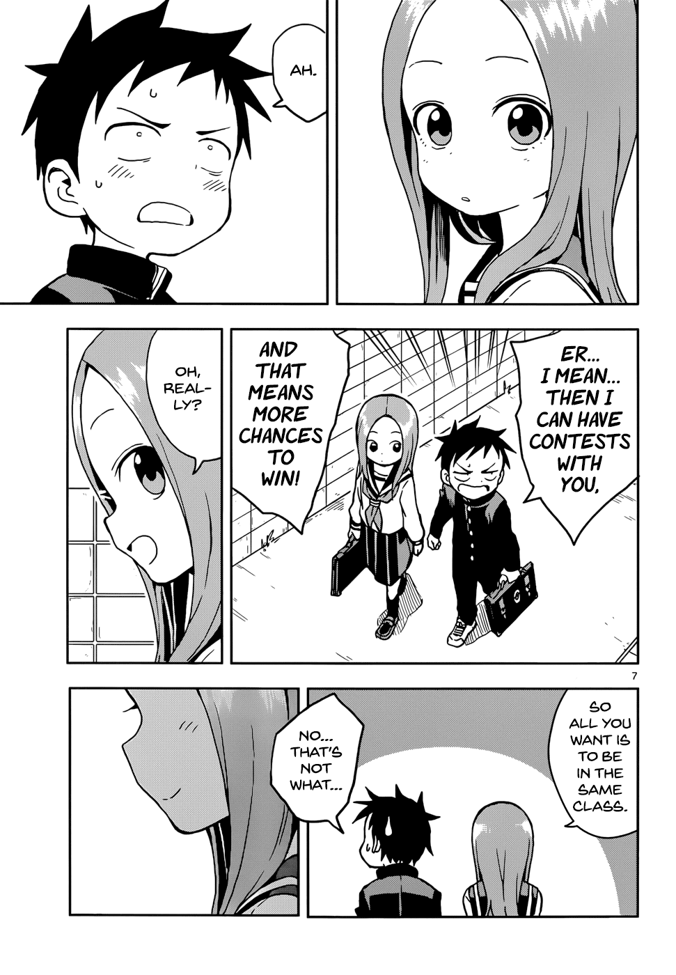 Karakai Jouzu no Takagi-san Chapter 107 page 7 - Chapter 107: Second Years