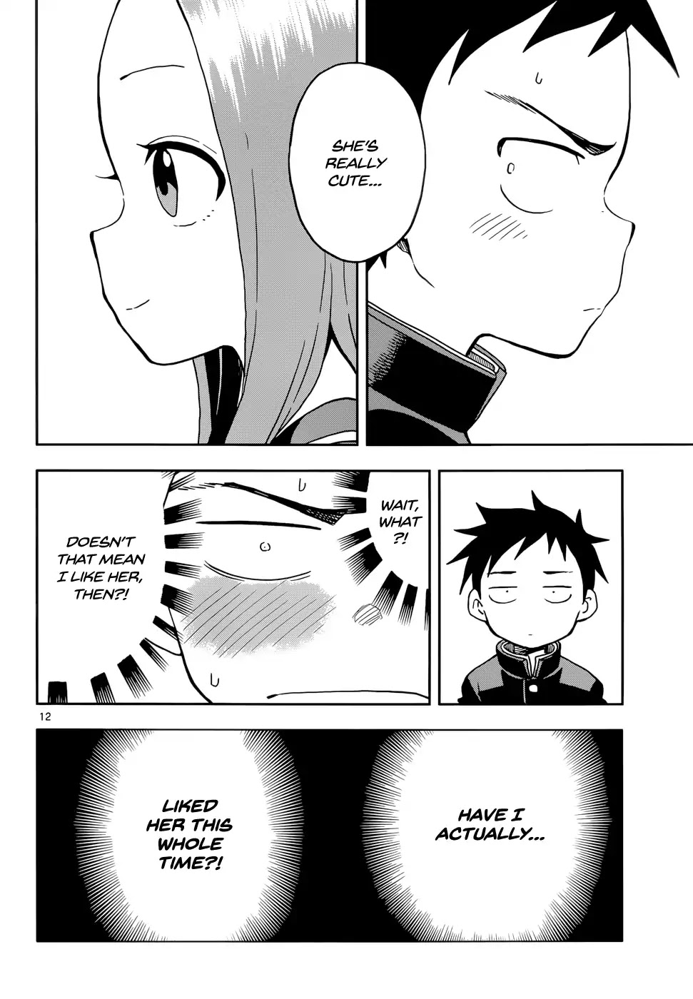 Karakai Jouzu no Takagi-san Chapter 108 page 12 - Chapter 108: Confession
