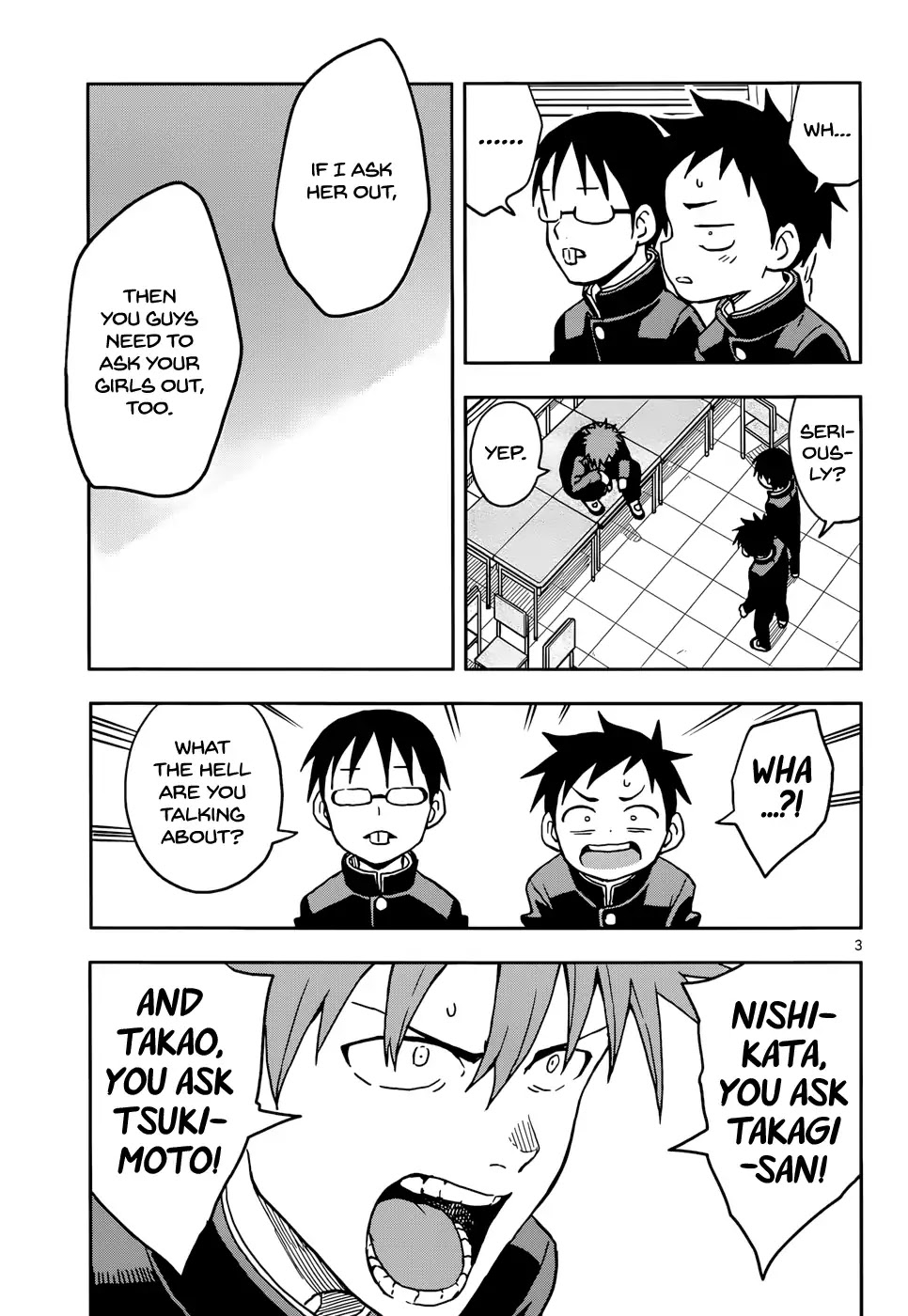 Karakai Jouzu no Takagi-san Chapter 108 page 3 - Chapter 108: Confession