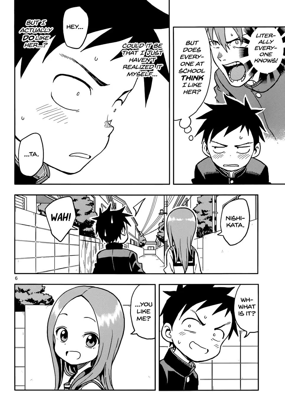 Karakai Jouzu no Takagi-san Chapter 108 page 6 - Chapter 108: Confession