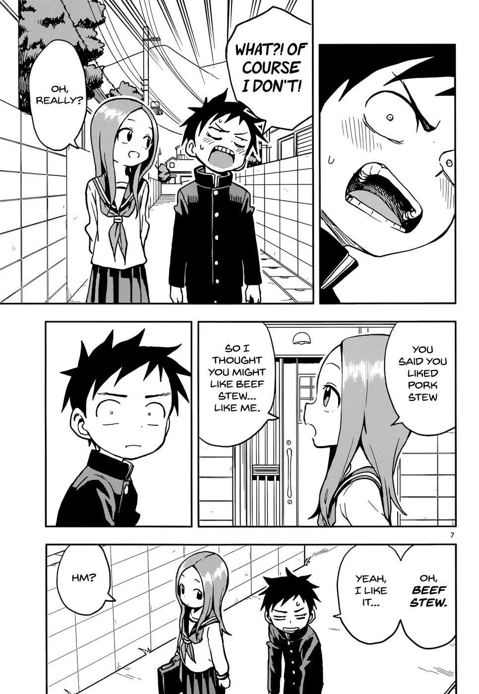 Karakai Jouzu no Takagi-san Chapter 108 page 7 - Chapter 108: Confession