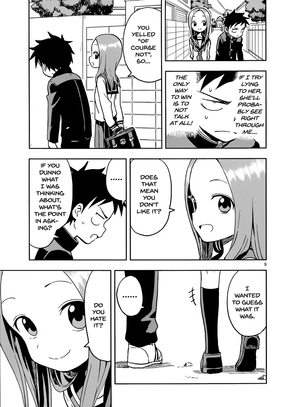 Karakai Jouzu no Takagi-san Chapter 108 page 9 - Chapter 108: Confession
