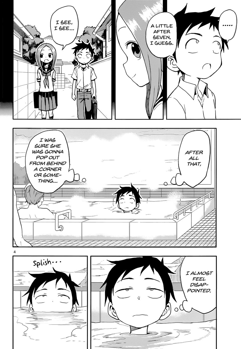 Karakai Jouzu no Takagi-san Chapter 109 page 4 - Chapter 109: Nighttime