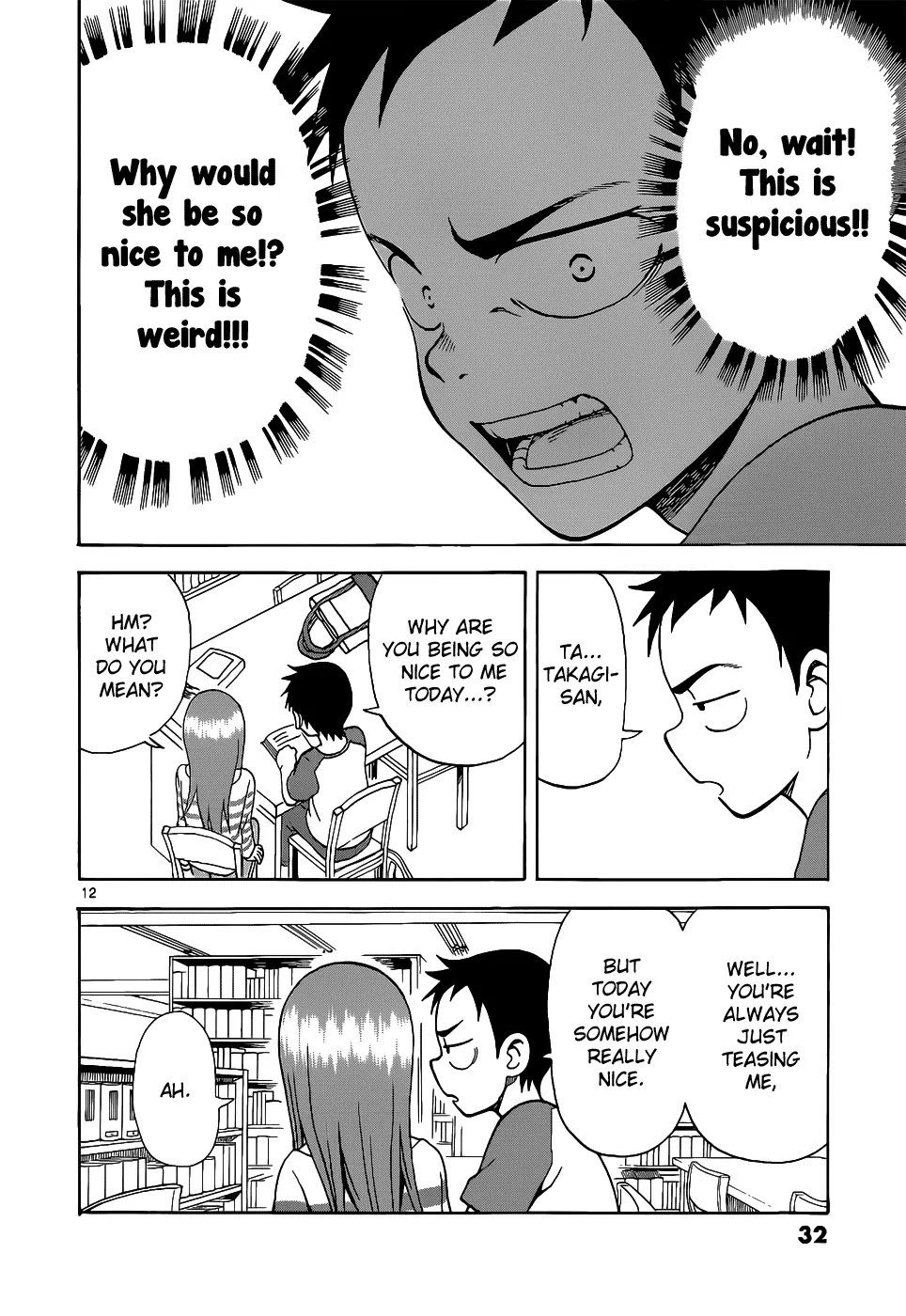 Karakai Jouzu no Takagi-san Chapter 11 page 13 - Chapter 11: Test Study