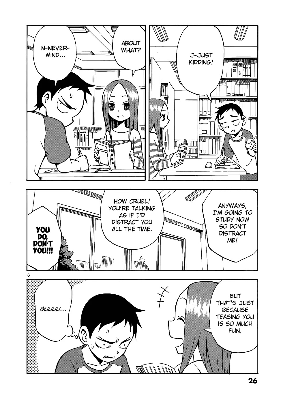 Karakai Jouzu no Takagi-san Chapter 11 page 7 - Chapter 11: Test Study