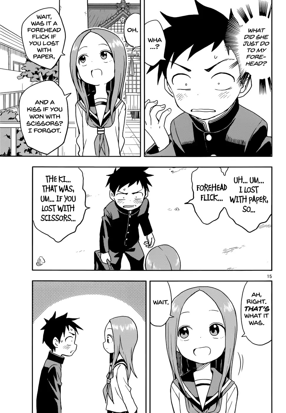 Karakai Jouzu no Takagi-san Chapter 110 page 14 - Chapter 110: Glico