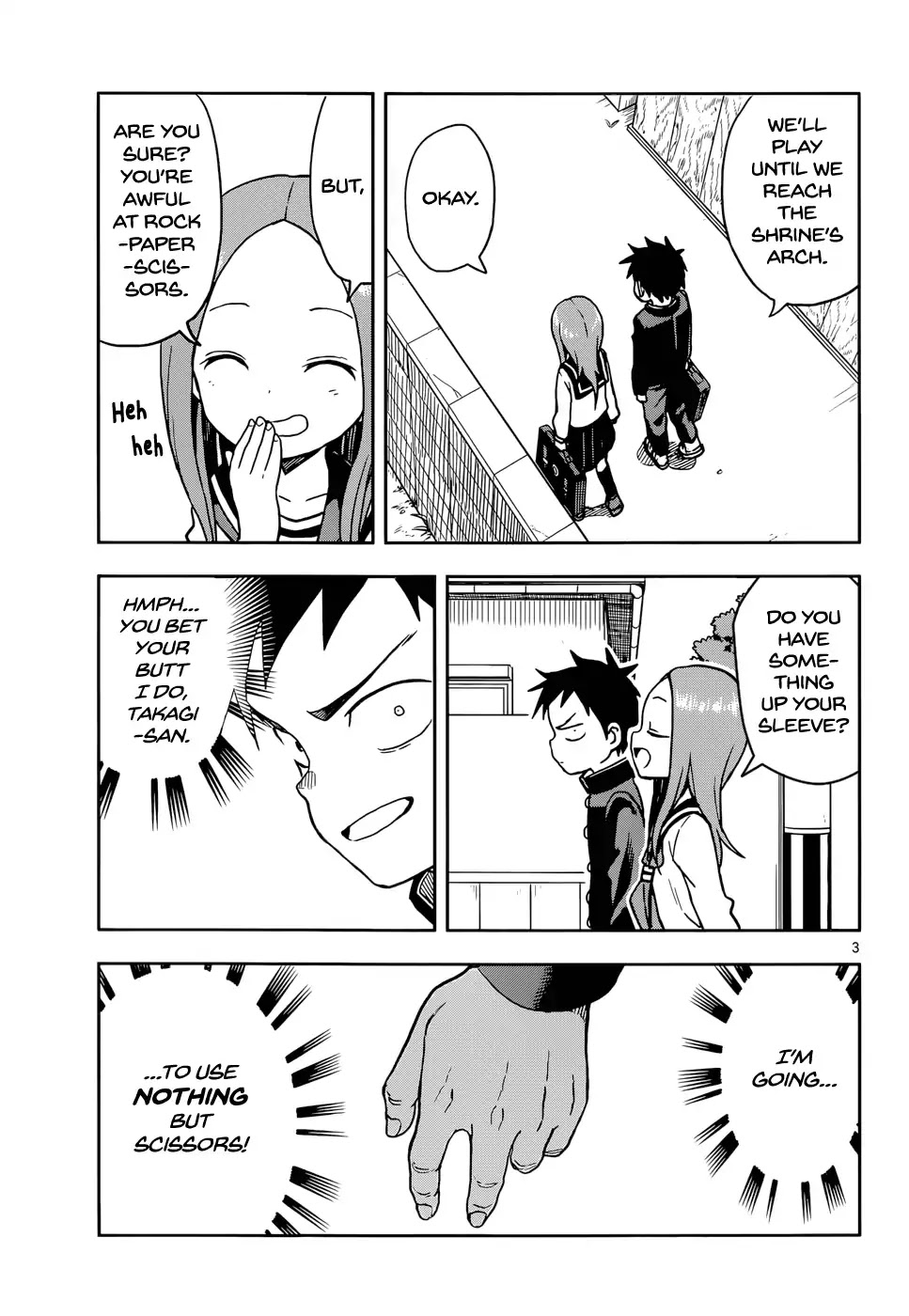 Karakai Jouzu no Takagi-san Chapter 110 page 3 - Chapter 110: Glico