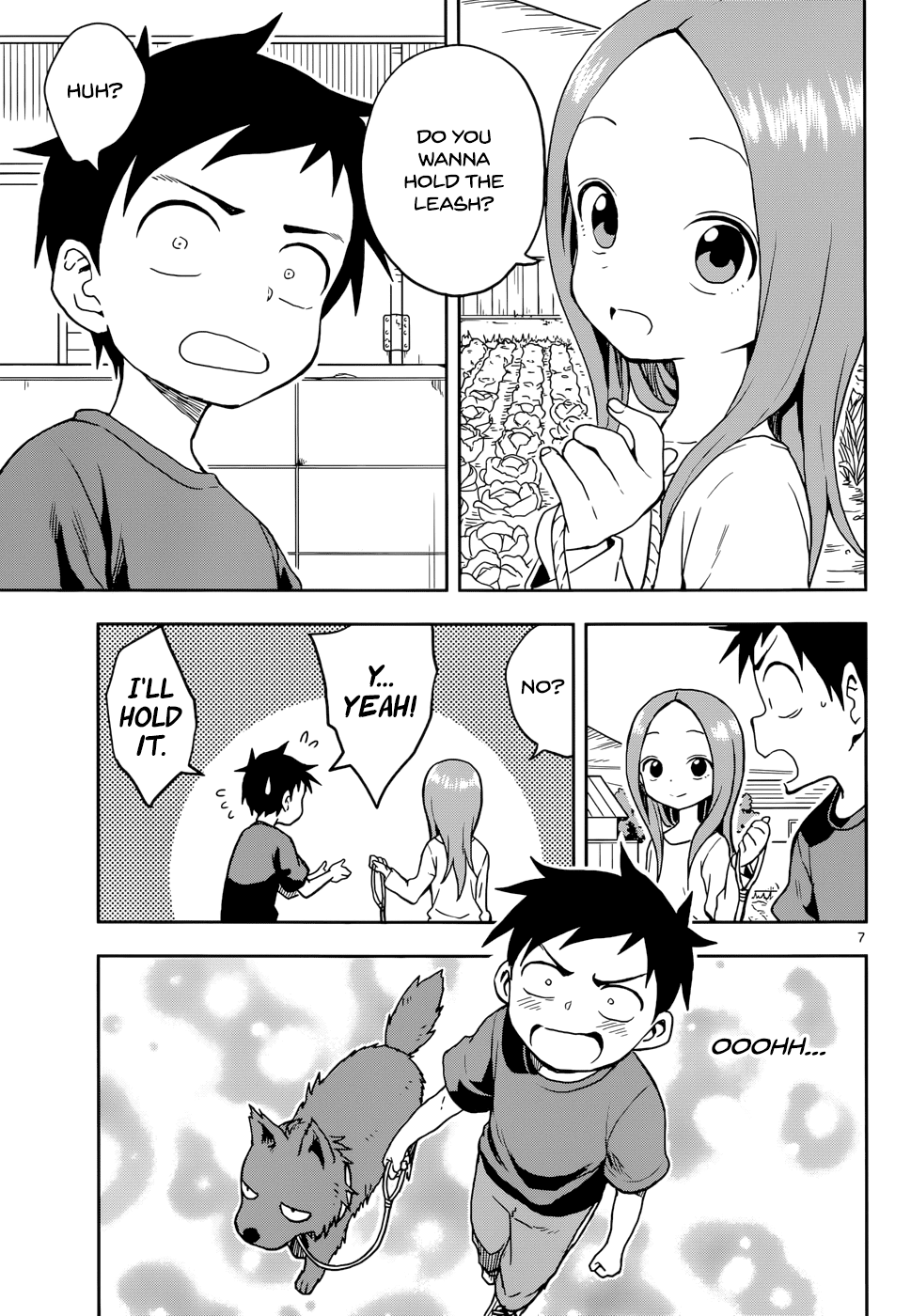 Karakai Jouzu no Takagi-san Chapter 111 page 7 - Chapter 111: Dog Walk