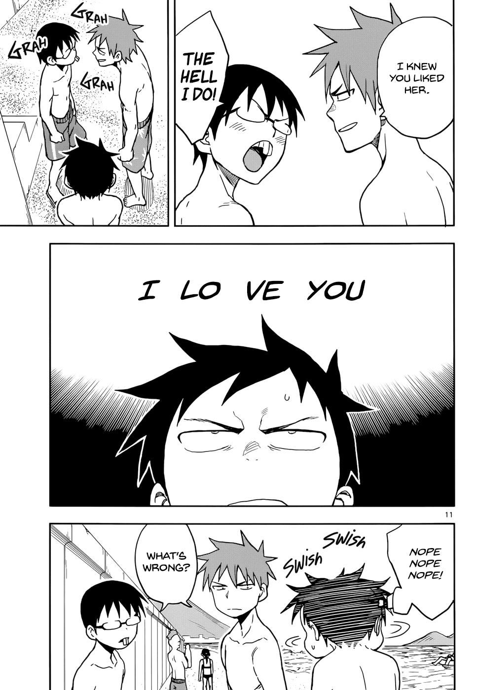 Karakai Jouzu no Takagi-san Chapter 112 page 11 - Chapter 112: Swimming at the Beach