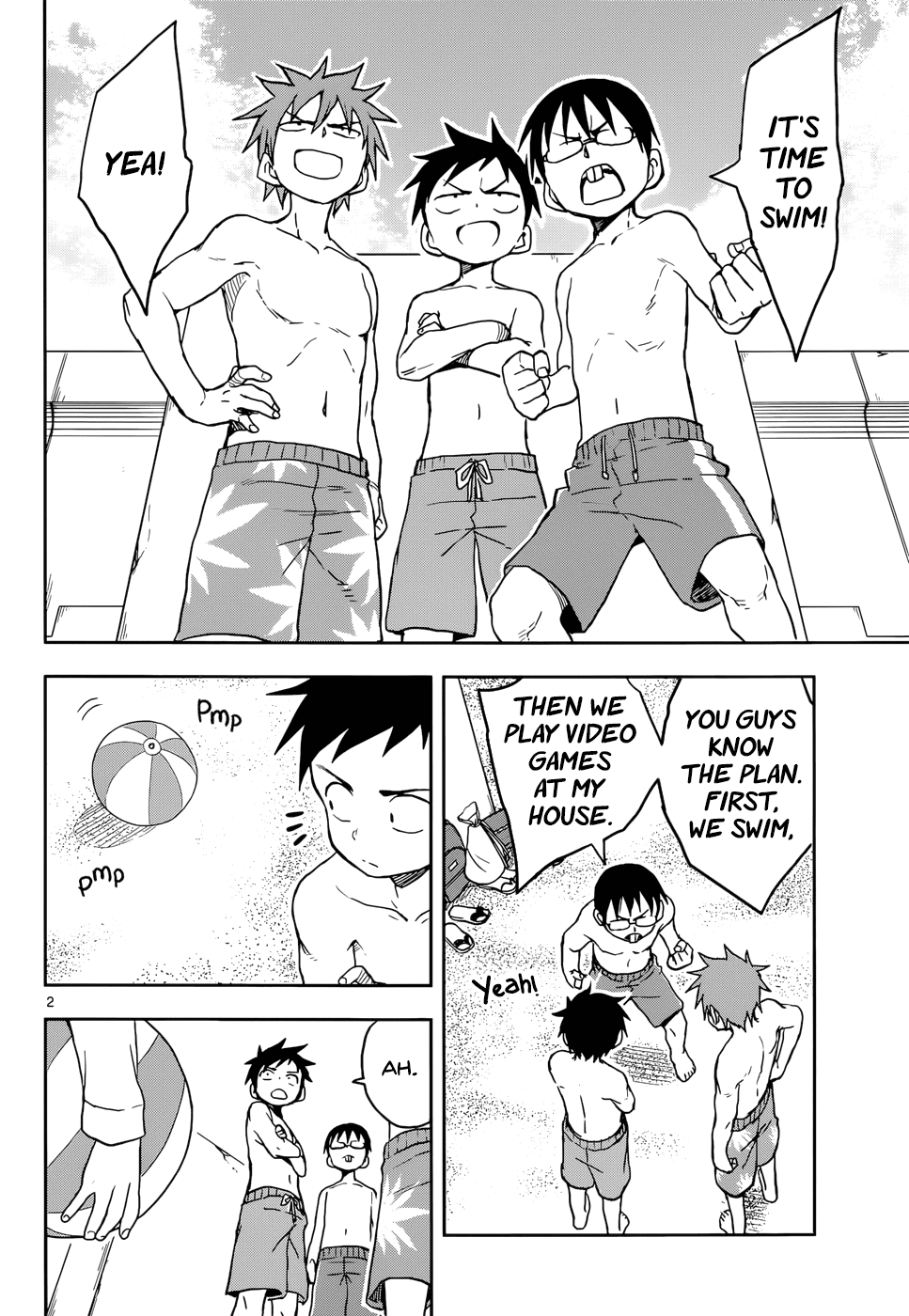 Karakai Jouzu no Takagi-san Chapter 112 page 2 - Chapter 112: Swimming at the Beach