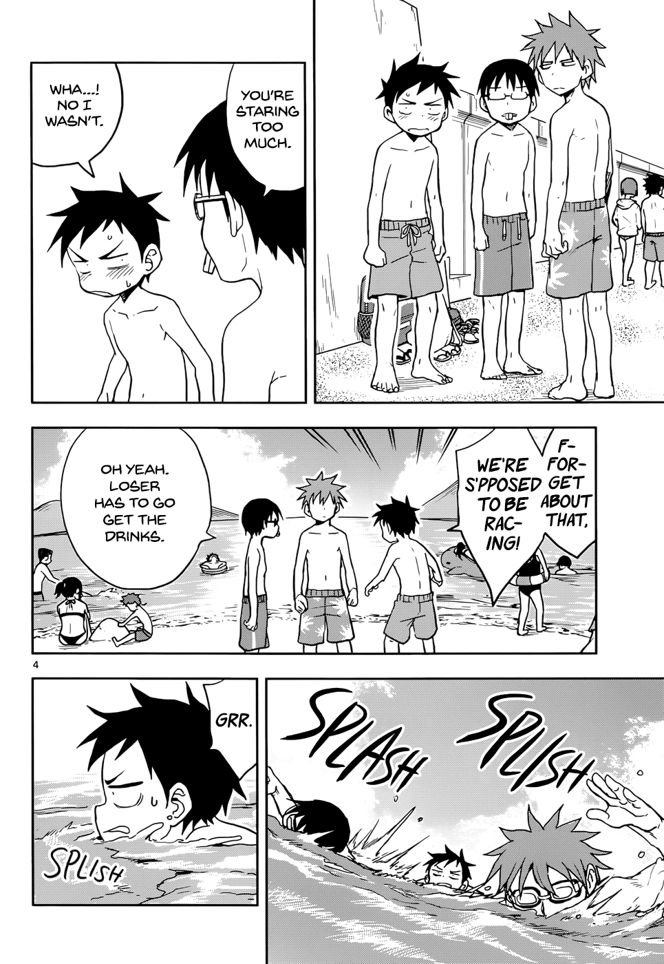 Karakai Jouzu no Takagi-san Chapter 112 page 4 - Chapter 112: Swimming at the Beach