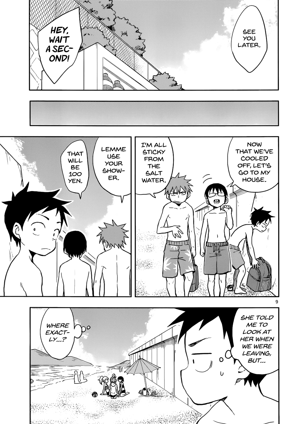 Karakai Jouzu no Takagi-san Chapter 112 page 9 - Chapter 112: Swimming at the Beach