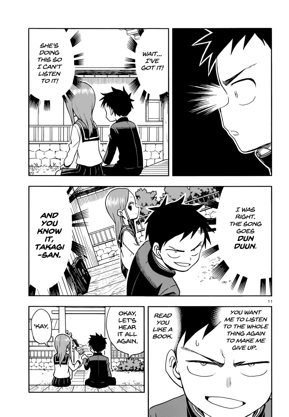 Karakai Jouzu no Takagi-san Chapter 113 page 12 - Chapter 113: Chorus