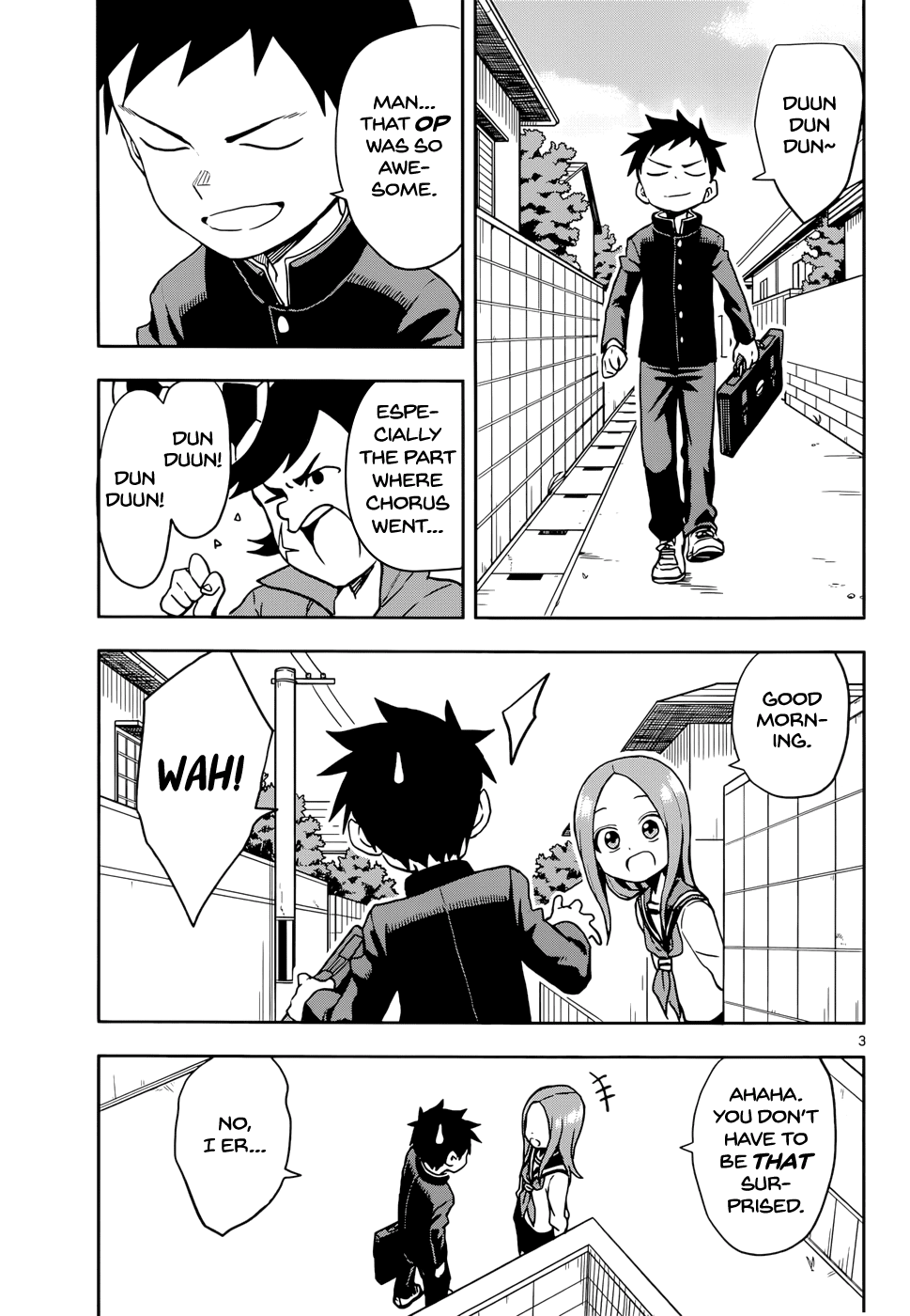 Karakai Jouzu no Takagi-san Chapter 113 page 4 - Chapter 113: Chorus