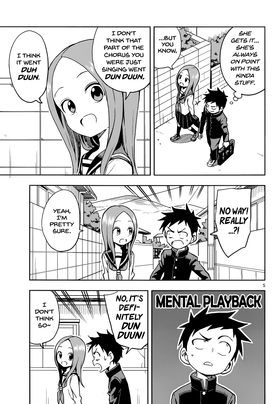 Karakai Jouzu no Takagi-san Chapter 113 page 6 - Chapter 113: Chorus