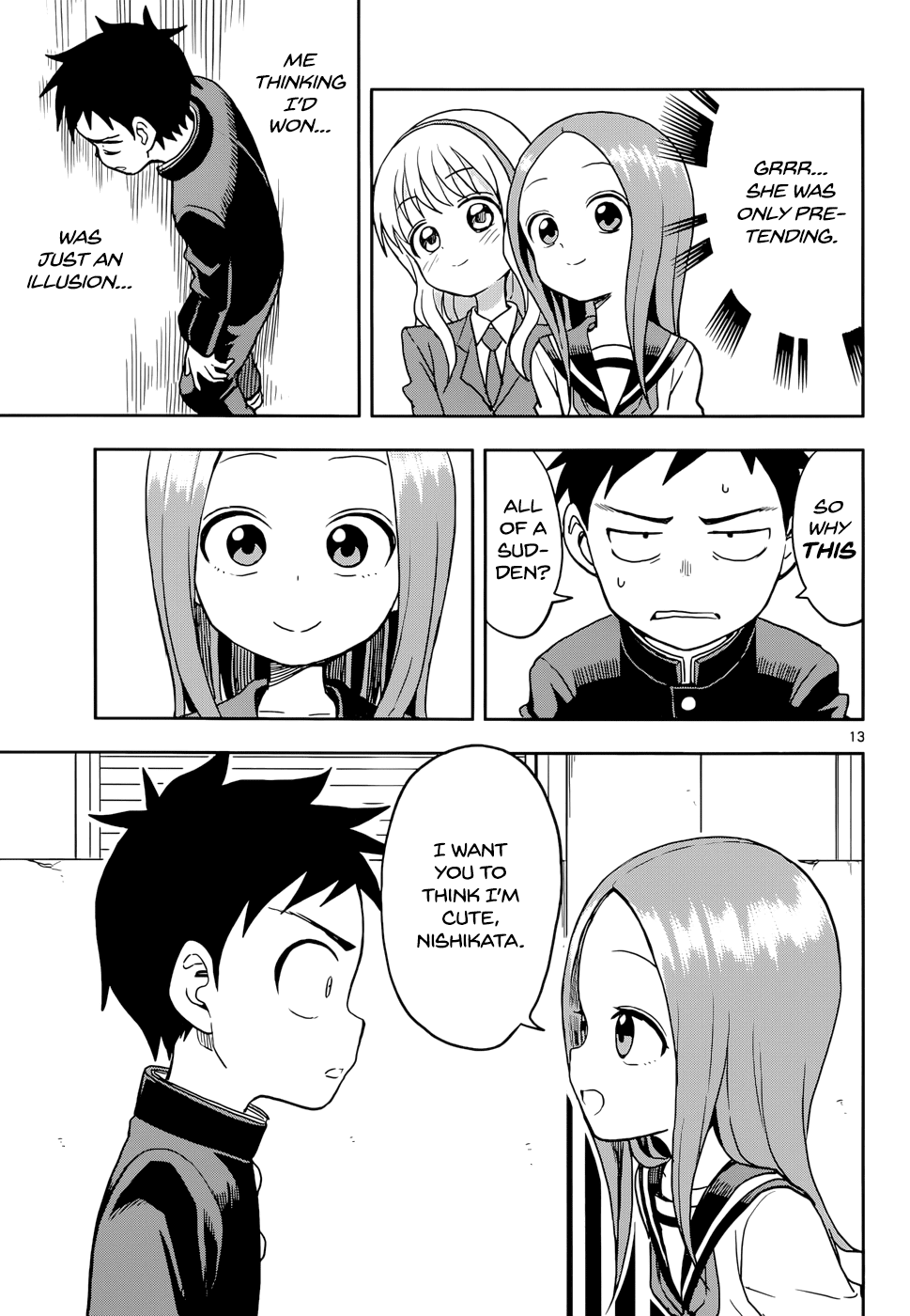 Karakai Jouzu no Takagi-san Chapter 114 page 13 - Chapter 114: Type
