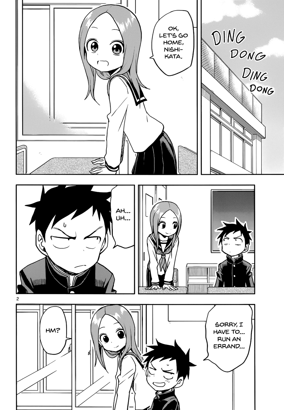Karakai Jouzu no Takagi-san Chapter 114 page 2 - Chapter 114: Type