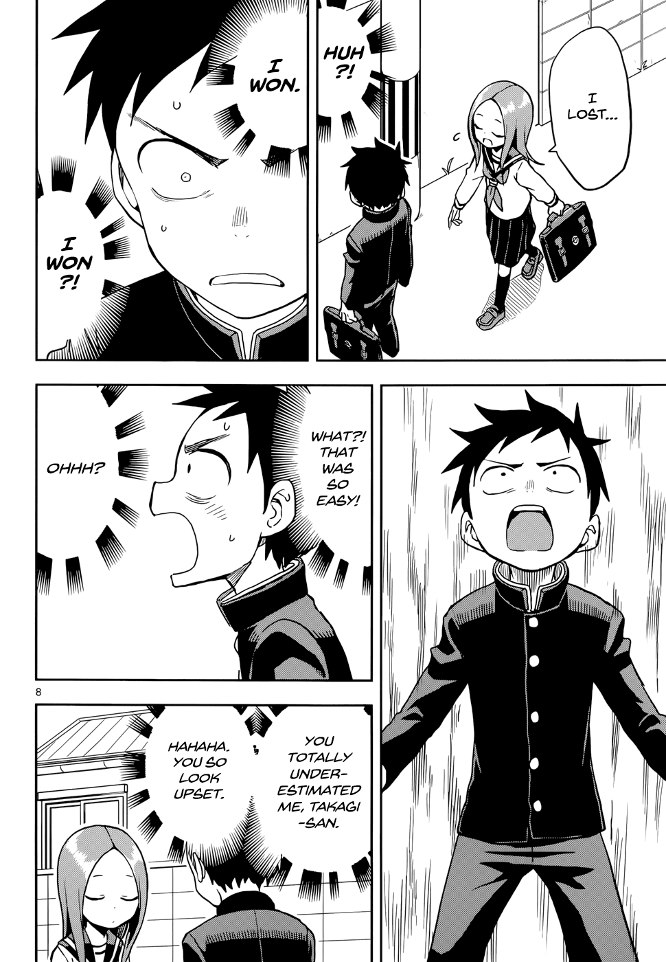 Karakai Jouzu no Takagi-san Chapter 114 page 8 - Chapter 114: Type