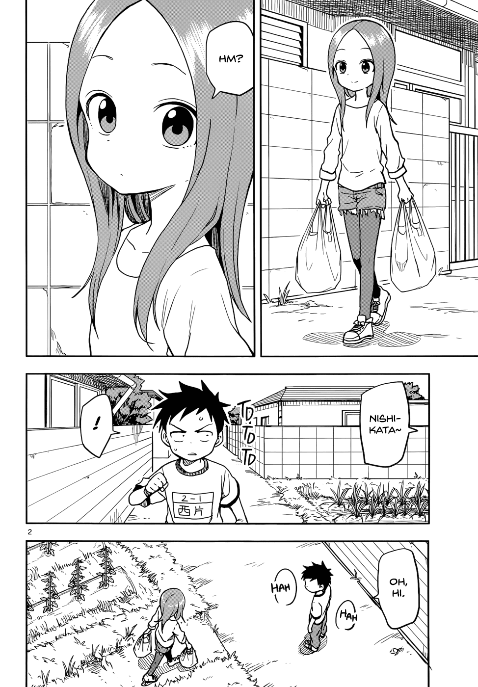 Karakai Jouzu no Takagi-san Chapter 115 page 2 - Chapter 115: Sunset