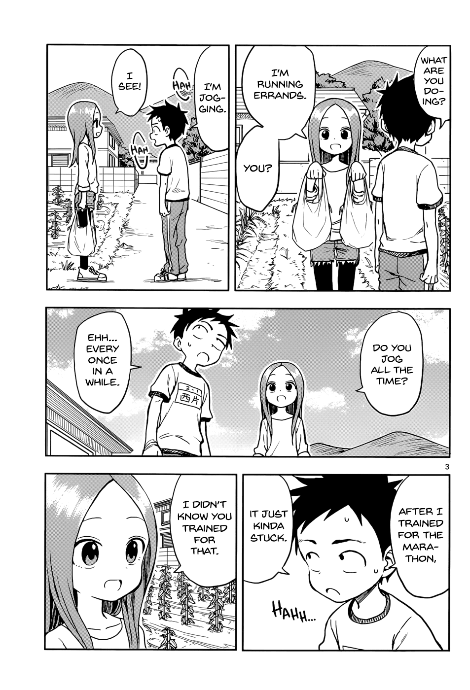Karakai Jouzu no Takagi-san Chapter 115 page 3 - Chapter 115: Sunset