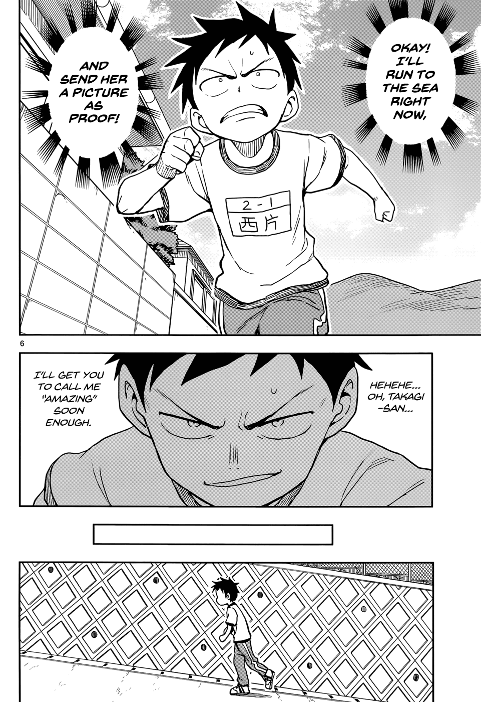 Karakai Jouzu no Takagi-san Chapter 115 page 6 - Chapter 115: Sunset