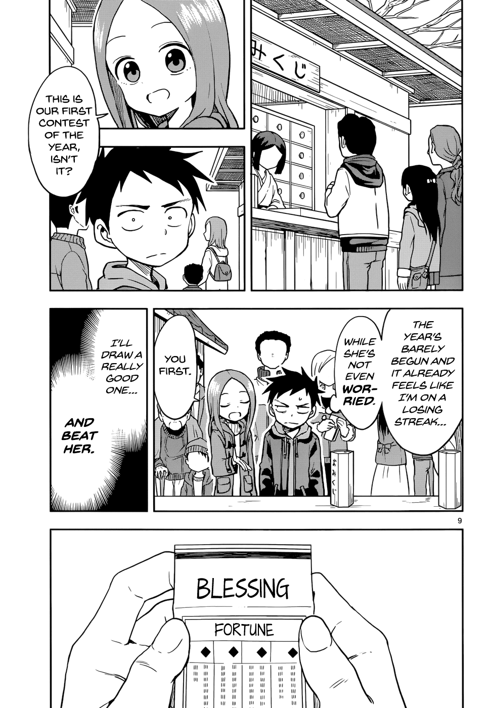 Karakai Jouzu no Takagi-san Chapter 116 page 12 - Chapter 116: Hatsumode