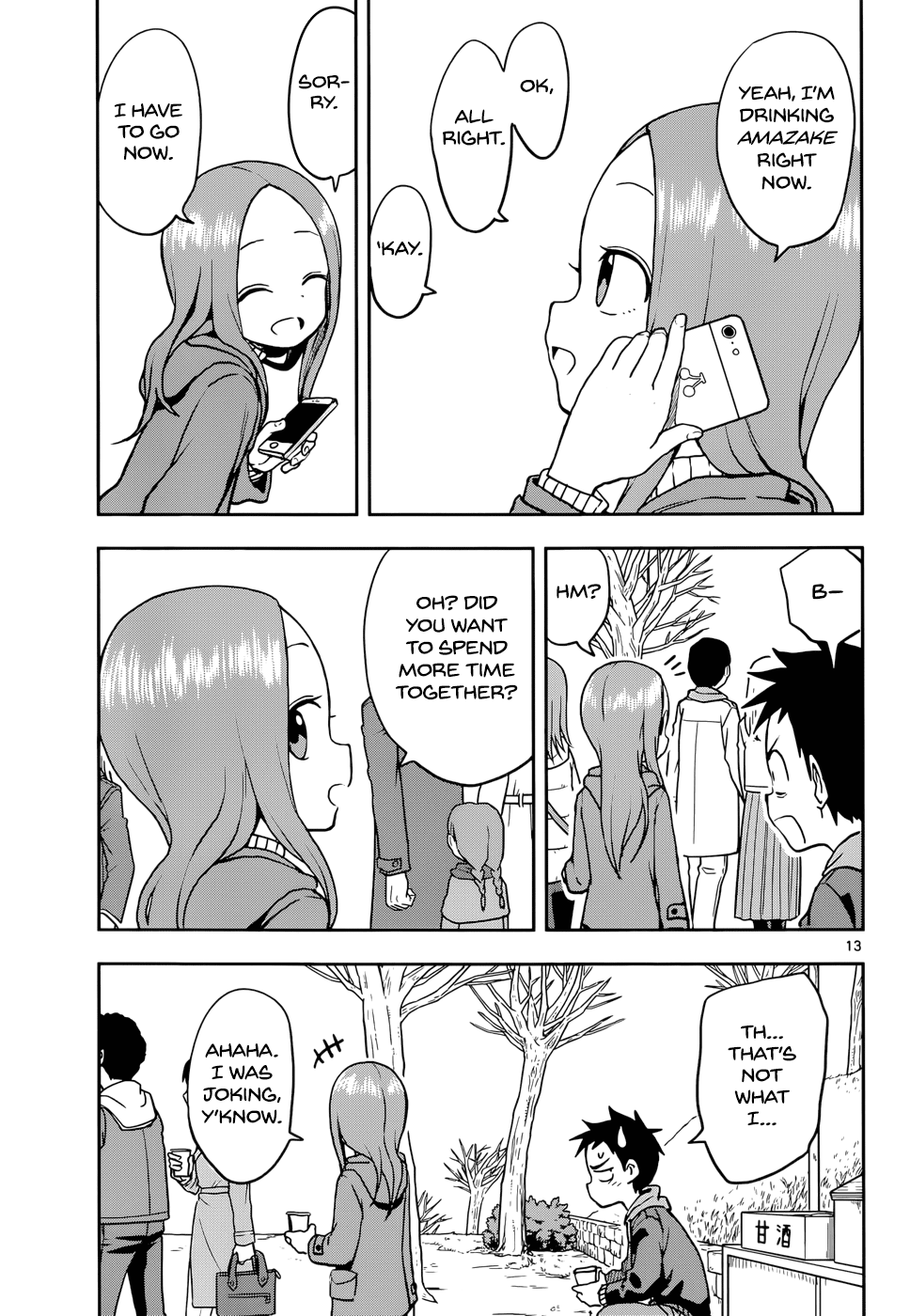 Karakai Jouzu no Takagi-san Chapter 116 page 16 - Chapter 116: Hatsumode