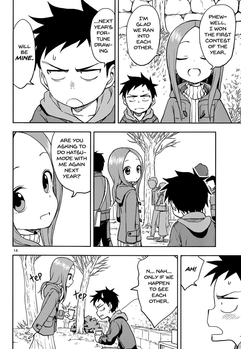 Karakai Jouzu no Takagi-san Chapter 116 page 17 - Chapter 116: Hatsumode