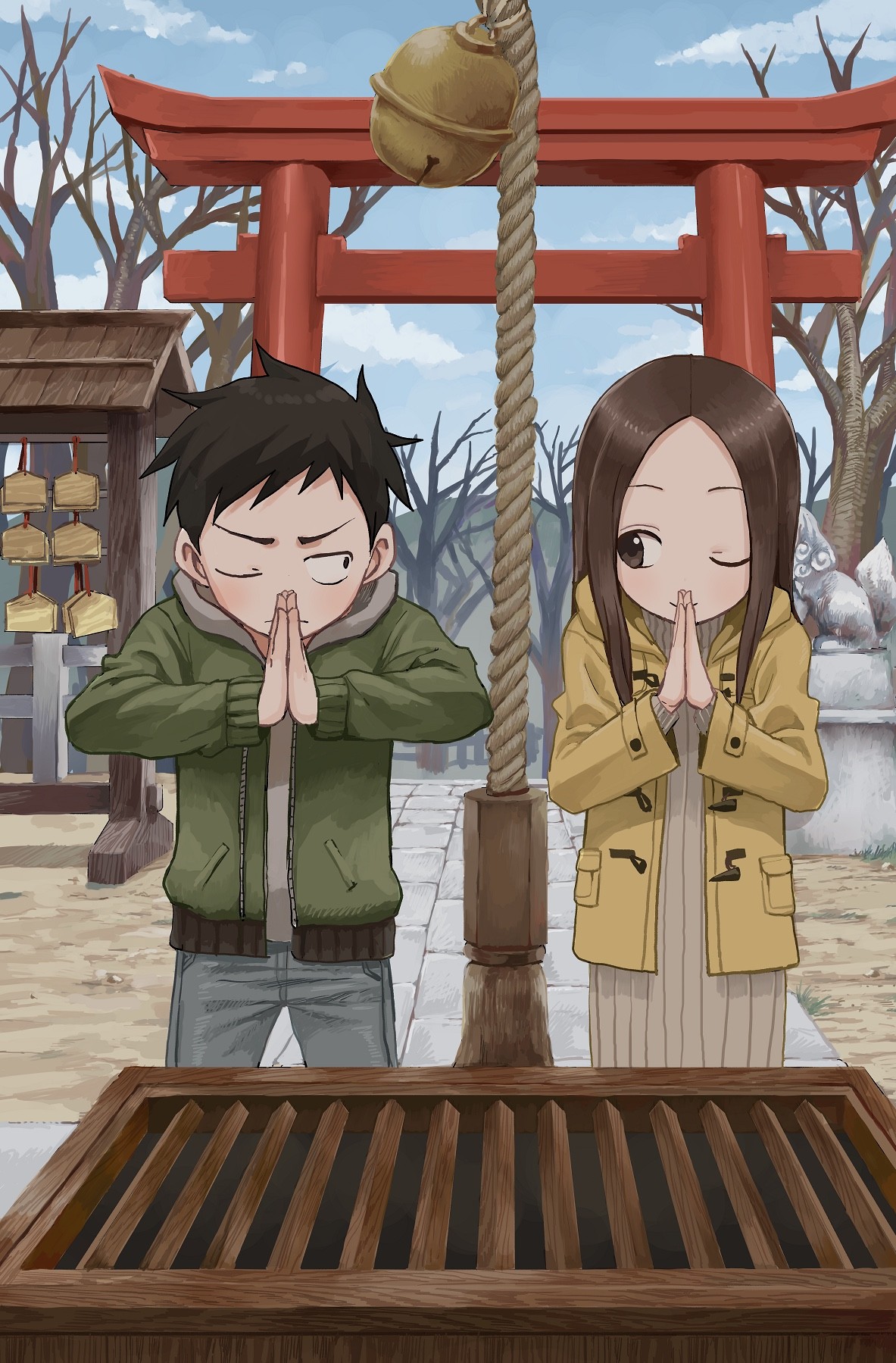 Karakai Jouzu no Takagi-san Chapter 116 page 3 - Chapter 116: Hatsumode