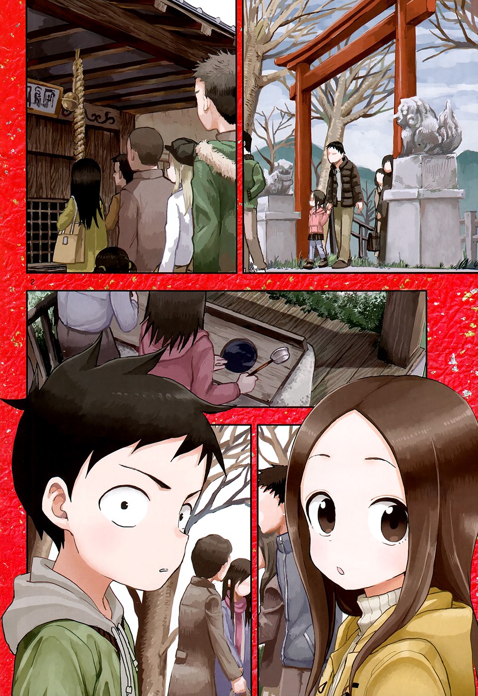 Karakai Jouzu no Takagi-san Chapter 116 page 4 - Chapter 116: Hatsumode