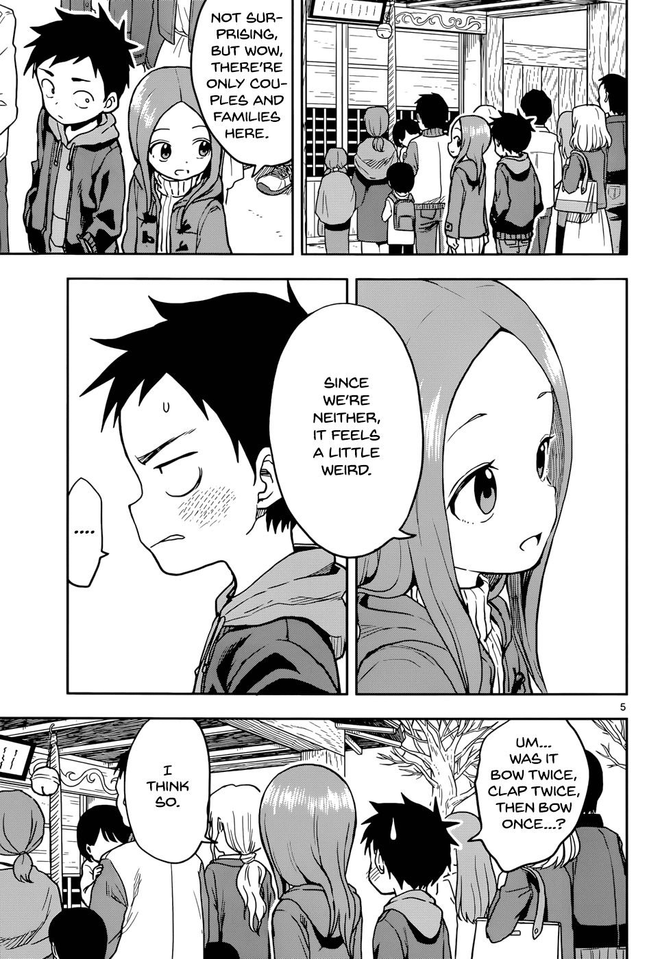 Karakai Jouzu no Takagi-san Chapter 116 page 8 - Chapter 116: Hatsumode