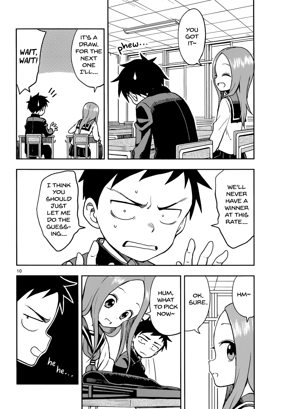 Karakai Jouzu no Takagi-san Chapter 117 page 10 - Chapter 117: Price Guessing Game