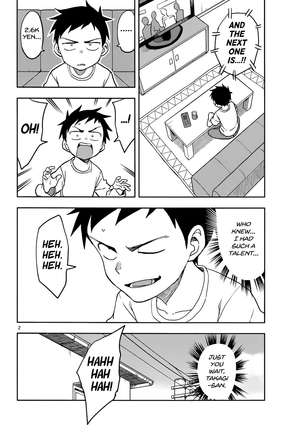 Karakai Jouzu no Takagi-san Chapter 117 page 2 - Chapter 117: Price Guessing Game