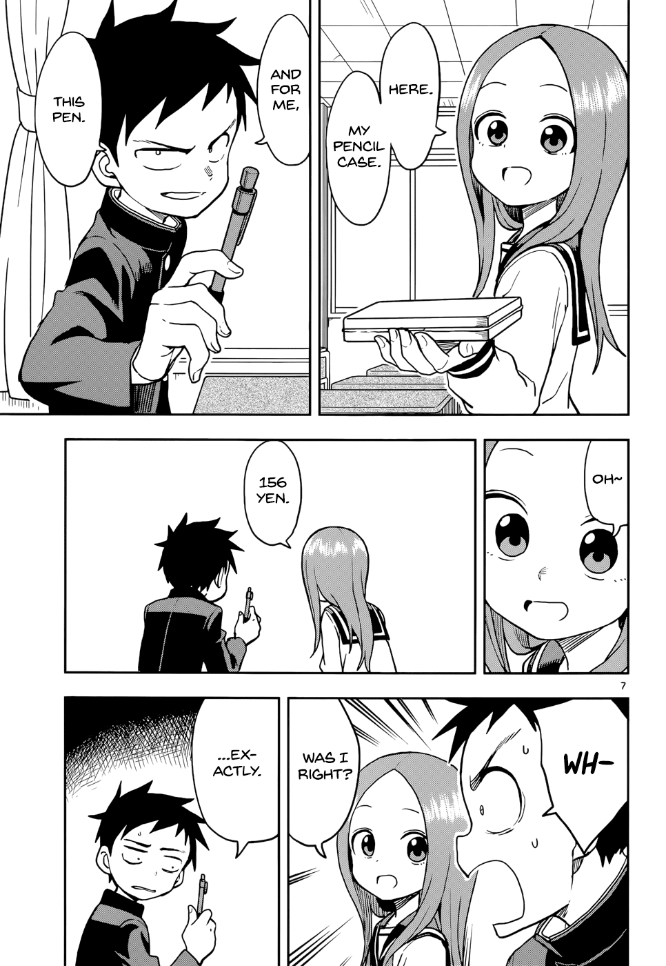Karakai Jouzu no Takagi-san Chapter 117 page 7 - Chapter 117: Price Guessing Game